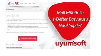 Mali Mühür ile e-Defter Başvurusu Nasıl Yapılır?